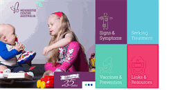 Desktop Screenshot of meningitis.com.au